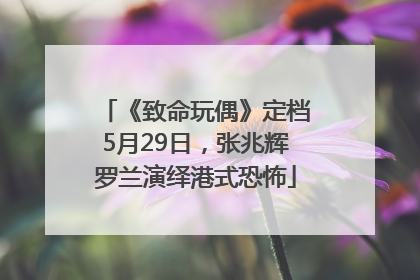 《致命玩偶》定档5月29日，张兆辉罗兰演绎港式恐怖