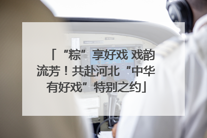 “粽”享好戏 戏韵流芳！共赴河北“中华有好戏”特别之约