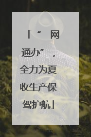 “一网通办”，全力为夏收生产保驾护航