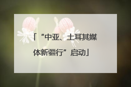 “中亚、土耳其媒体新疆行”启动