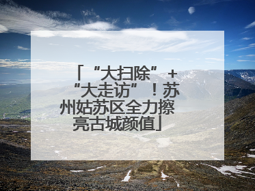 “大扫除”+“大走访”！苏州姑苏区全力擦亮古城颜值