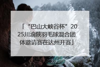 “巴山大峡谷杯”2025川渝陕羽毛球混合团体邀请赛在达州开赛
