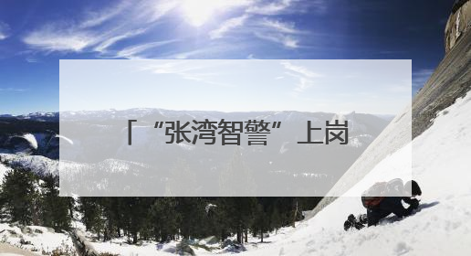 “张湾智警”上岗！无人机变身 “空中 110”