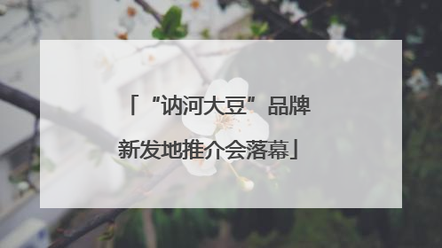 “讷河大豆”品牌新发地推介会落幕