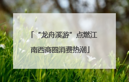 “龙舟溪游”点燃江南西商圈消费热潮
