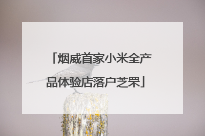 烟威首家小米全产品体验店落户芝罘