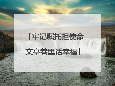 牢记嘱托担使命 文亭巷里话幸福