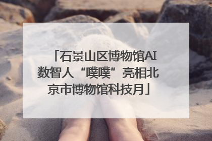 石景山区博物馆AI数智人“噗噗”亮相北京市博物馆科技月