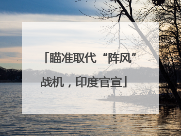 瞄准取代“阵风”战机，印度官宣