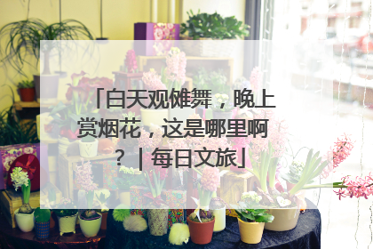 白天观傩舞，晚上赏烟花，这是哪里啊？｜每日文旅