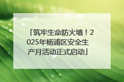 筑牢生命防火墙！2025年杨浦区安全生产月活动正式启动