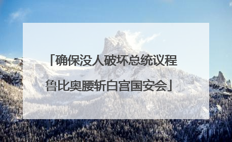 确保没人破坏总统议程 鲁比奥腰斩白宫国安会