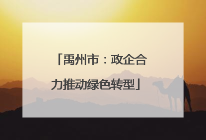 禹州市：政企合力推动绿色转型