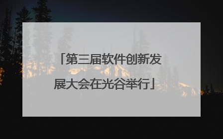 第三届软件创新发展大会在光谷举行