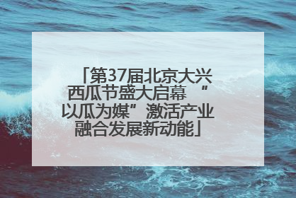 第37届北京大兴西瓜节盛大启幕 “以瓜为媒”激活产业融合发展新动能