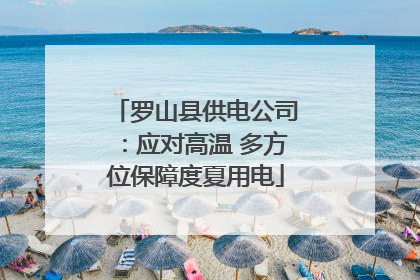 罗山县供电公司：应对高温 多方位保障度夏用电