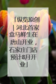 纵览原创｜河北首家盒马鲜生在唐山开业，石家庄门店预计8月开业