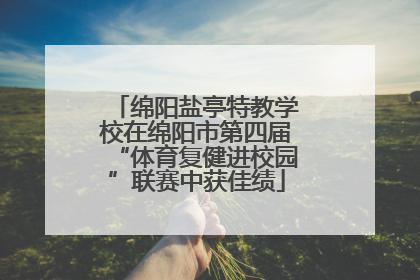 绵阳盐亭特教学校在绵阳市第四届“体育复健进校园”联赛中获佳绩
