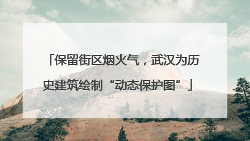 保留街区烟火气，武汉为历史建筑绘制“动态保护图”