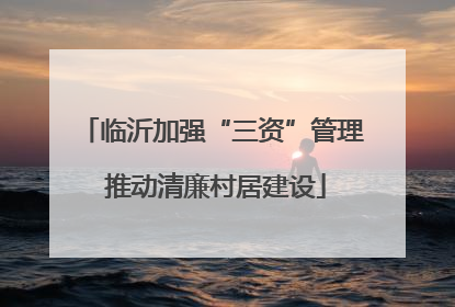 临沂加强“三资”管理 推动清廉村居建设