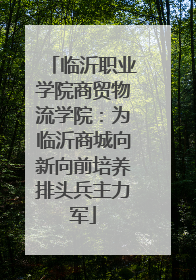 临沂职业学院商贸物流学院：为临沂商城向新向前培养排头兵主力军