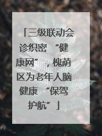 三级联动会诊织密 “健康网”，槐荫区为老年人脑健康 “保驾护航”