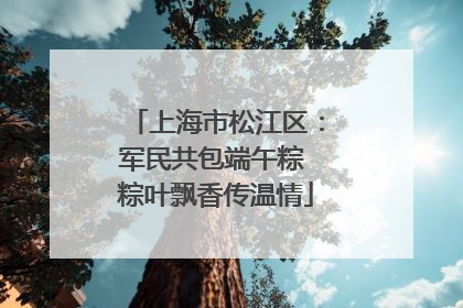 上海市松江区：军民共包端午粽 粽叶飘香传温情