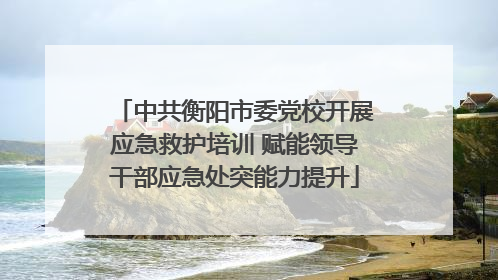 中共衡阳市委党校开展应急救护培训 赋能领导干部应急处突能力提升