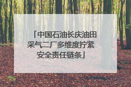中国石油长庆油田采气二厂多维度拧紧安全责任链条