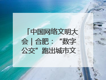 中国网络文明大会｜合肥：“数字公交”跑出城市文明新速度