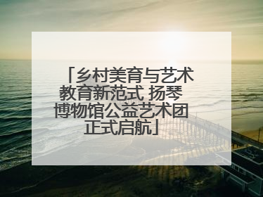 乡村美育与艺术教育新范式 扬琴博物馆公益艺术团正式启航