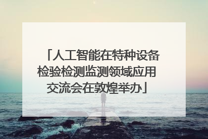 人工智能在特种设备检验检测监测领域应用交流会在敦煌举办