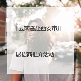 云南省赴西安市开展招商推介活动