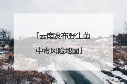 云南发布野生菌中毒风险地图
