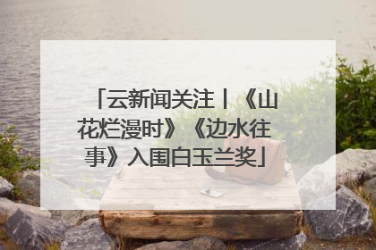 云新闻关注丨《山花烂漫时》《边水往事》入围白玉兰奖