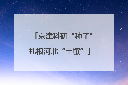 京津科研“种子”扎根河北“土壤”