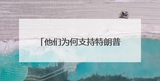 他们为何支持特朗普的电影关税政策？