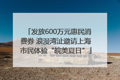 发放600万元惠民消费券 浪漫湾沚邀请上海市民体验“皖美夏日”