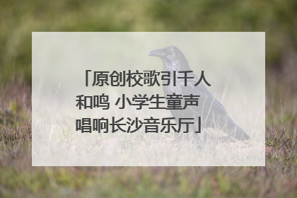 原创校歌引千人和鸣 小学生童声唱响长沙音乐厅