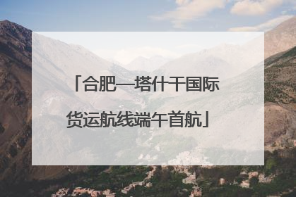 合肥—塔什干国际货运航线端午首航