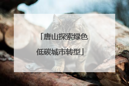 唐山探索绿色低碳城市转型