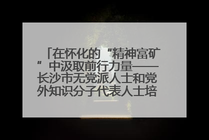 在怀化的“精神富矿”中汲取前行力量——长沙市无党派人士和党外知识分子代表人士培训班在怀化圆满举办