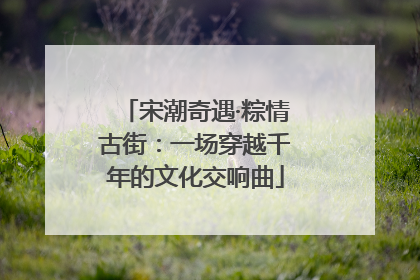 宋潮奇遇·粽情古街：一场穿越千年的文化交响曲