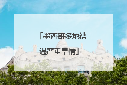 墨西哥多地遭遇严重旱情