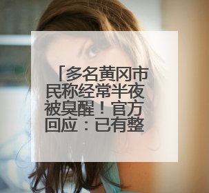 多名黄冈市民称经常半夜被臭醒！官方回应：已有整改措施，还没有整改情况