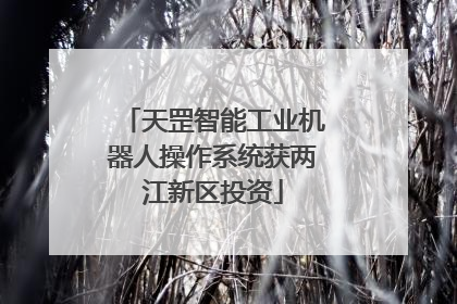 天罡智能工业机器人操作系统获两江新区投资