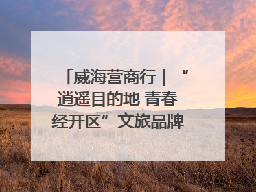威海营商行｜“逍遥目的地 青春经开区”文旅品牌推介走进韩国