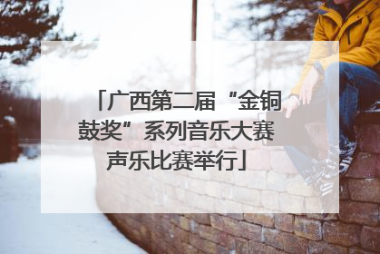 广西第二届“金铜鼓奖”系列音乐大赛声乐比赛举行
