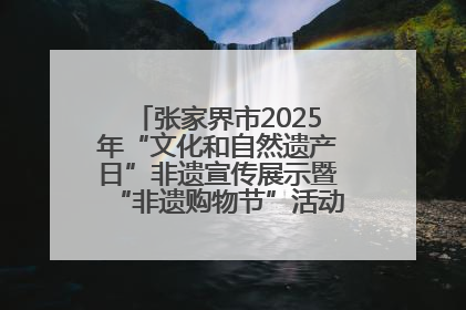 张家界市2025年“文化和自然遗产日”非遗宣传展示暨“非遗购物节”活动在慈利县盛大启幕