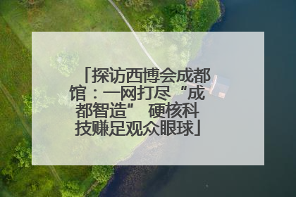 探访西博会成都馆：一网打尽“成都智造” 硬核科技赚足观众眼球